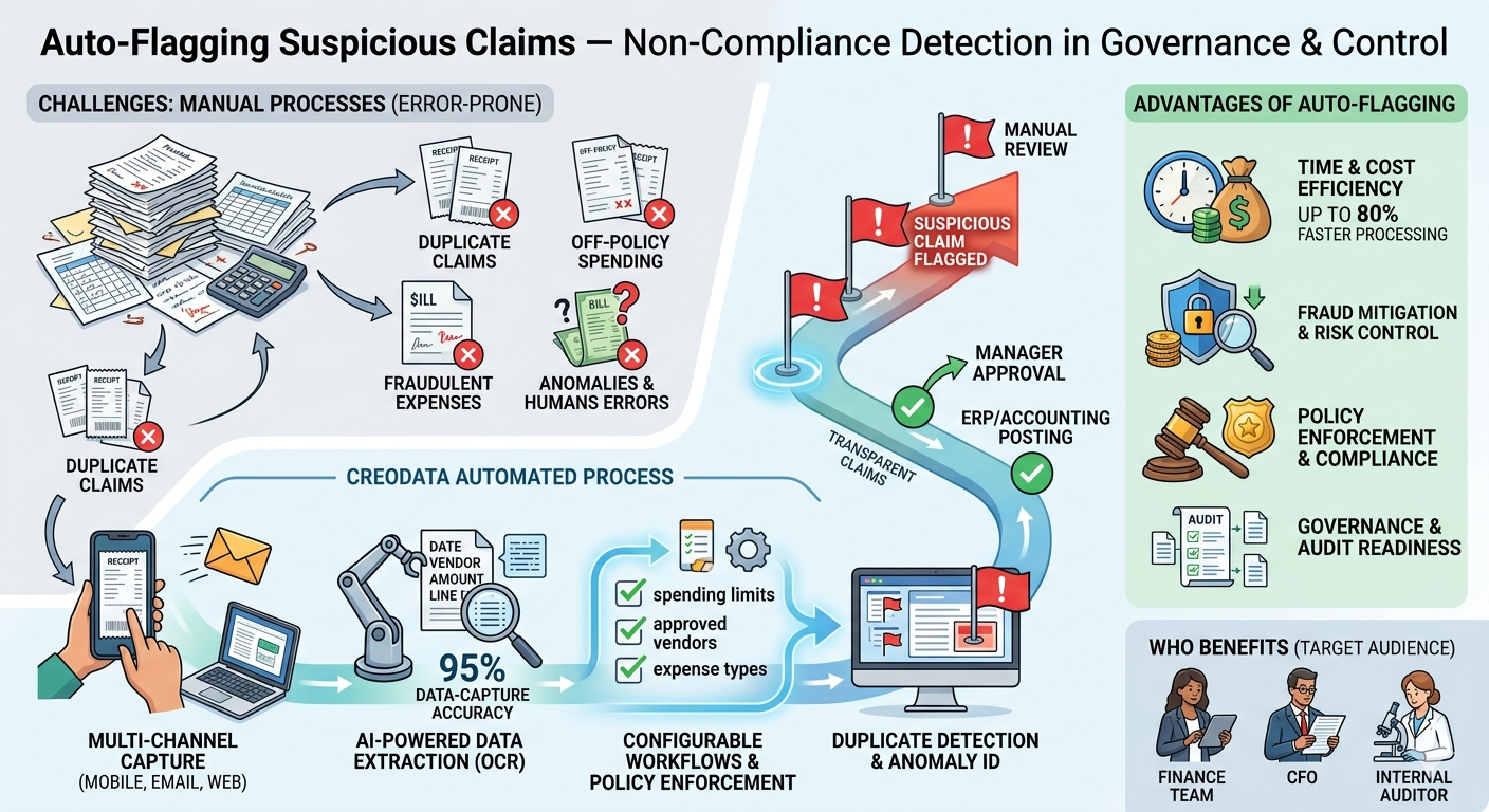 Auto-Flagging Suspicious Claims — Non-Compliance Detection in Governance & Control